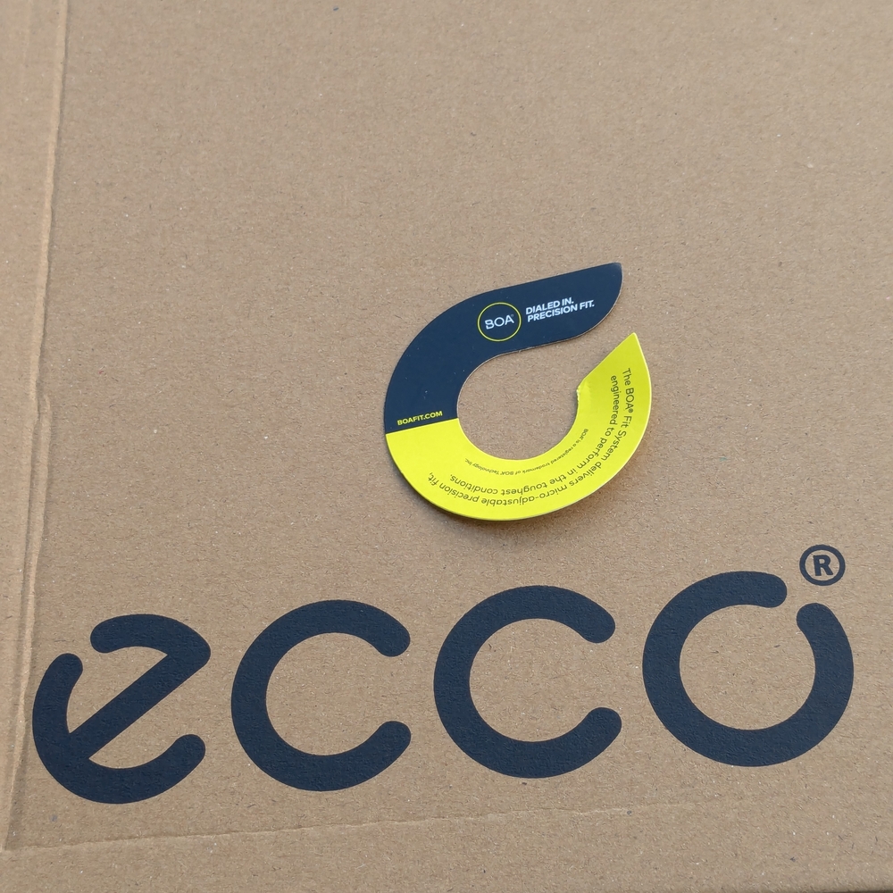 Ecco White Chunky Athletic Sneakers - Picture 2 of 3